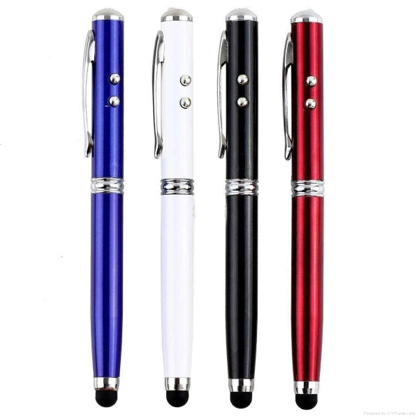 4 in 1 laser stylus and flashlight pen