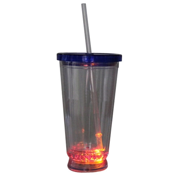 Plastic cup with LED light