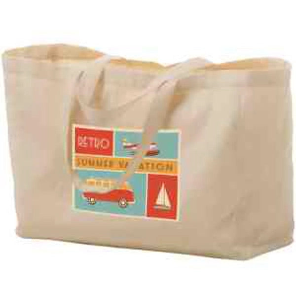 Cotton Canvas Tote Bag in CMYK - 6 oz - Color Evolution