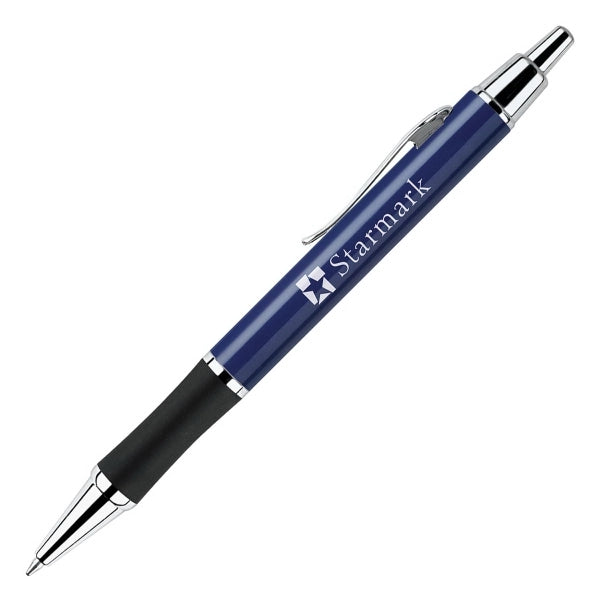 Aluminum Barrel Pen with Rubber Grip
