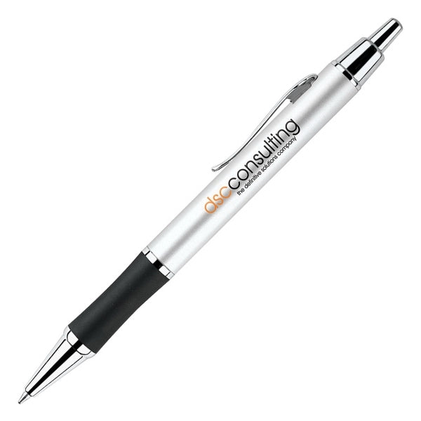 Aluminum Barrel Pen with Rubber Grip