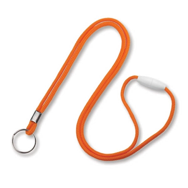 1/8" Blank Breakaway Lanyards with Split Ring