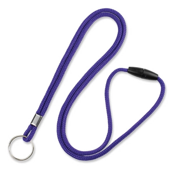 1/8" Blank Breakaway Lanyards with Split Ring