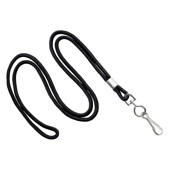 1/8" Blank Non-Breakaway Lanyards with Swivel Hook