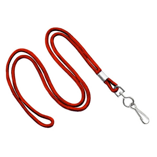 1/8" Blank Non-Breakaway Lanyards with Swivel Hook