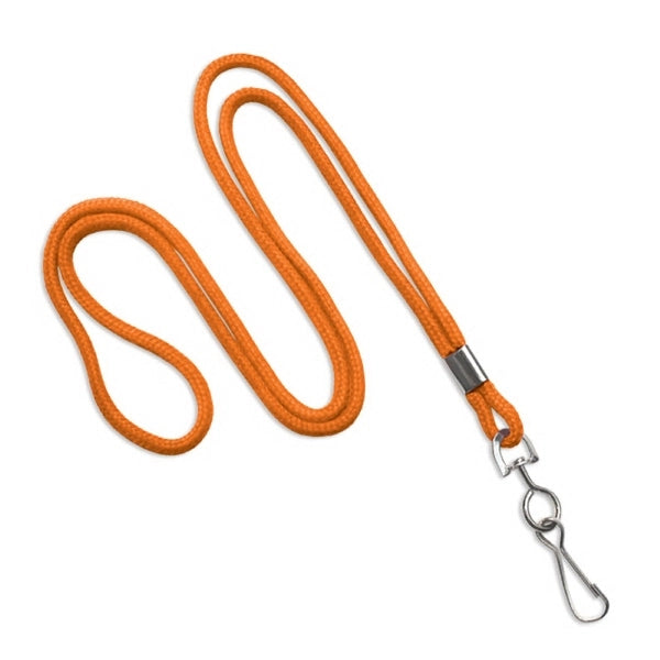 1/8" Blank Non-Breakaway Lanyards with Swivel Hook
