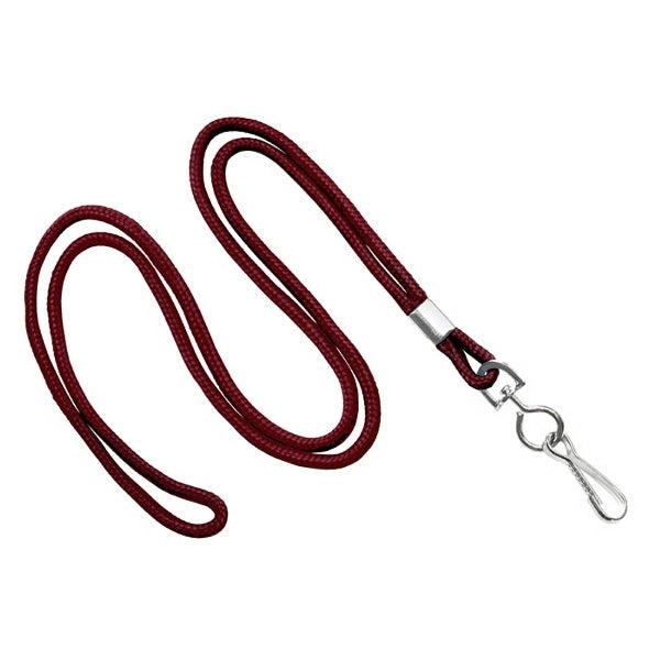 1/8" Blank Non-Breakaway Lanyards with Swivel Hook