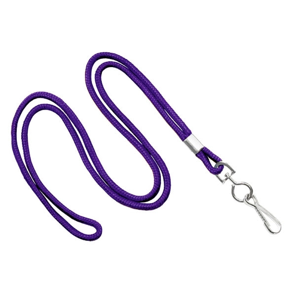 1/8" Blank Non-Breakaway Lanyards with Swivel Hook