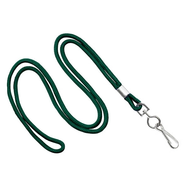 1/8" Blank Non-Breakaway Lanyards with Swivel Hook
