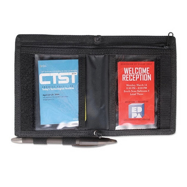 Nylon Multi-Pocket Folding Credential Wallets