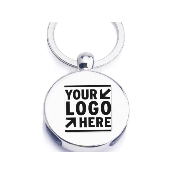 Circle Compass Key Chain