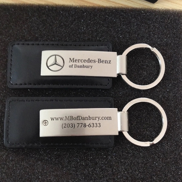 Leatherette Key Tag