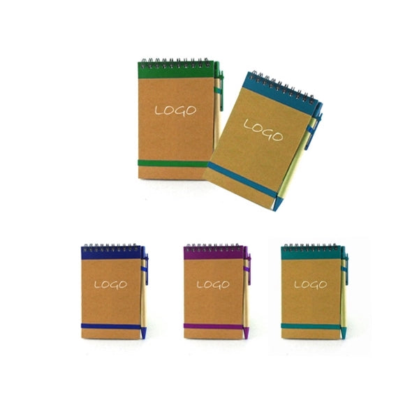 Eco Recycled Notebook With Pen Combo