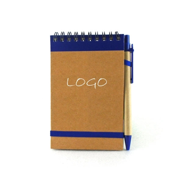 Eco Recycled Notebook With Pen Combo