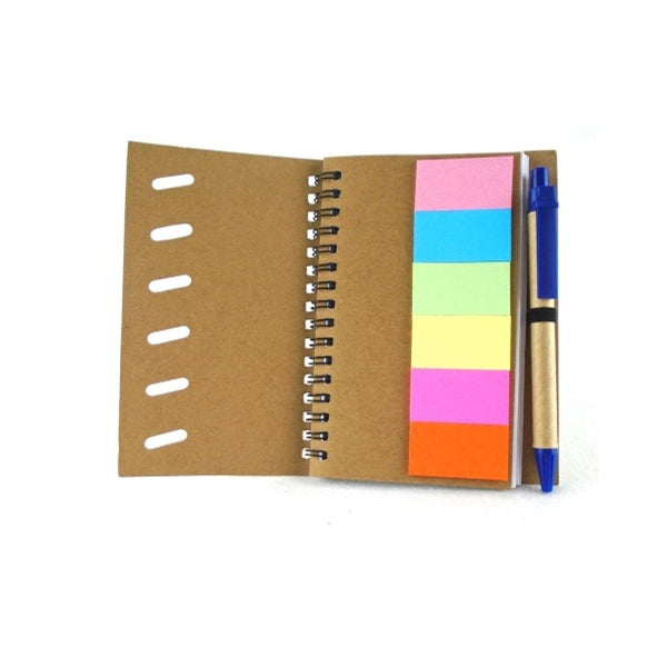 Portable Memo Note-Book With Sticky Notes And Pen