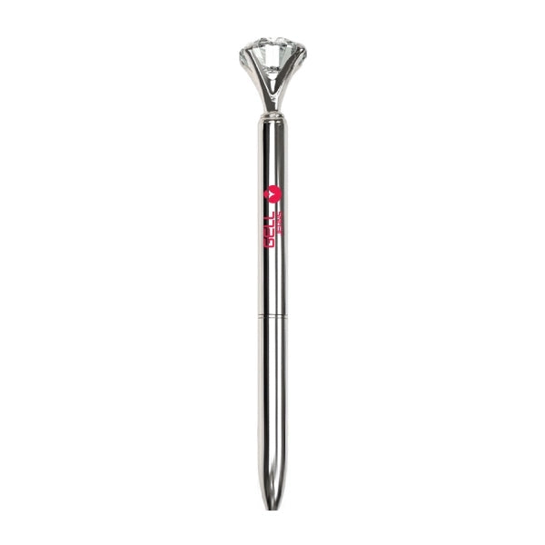 9 Carat Diamond Crystal Ballpoint Pen
