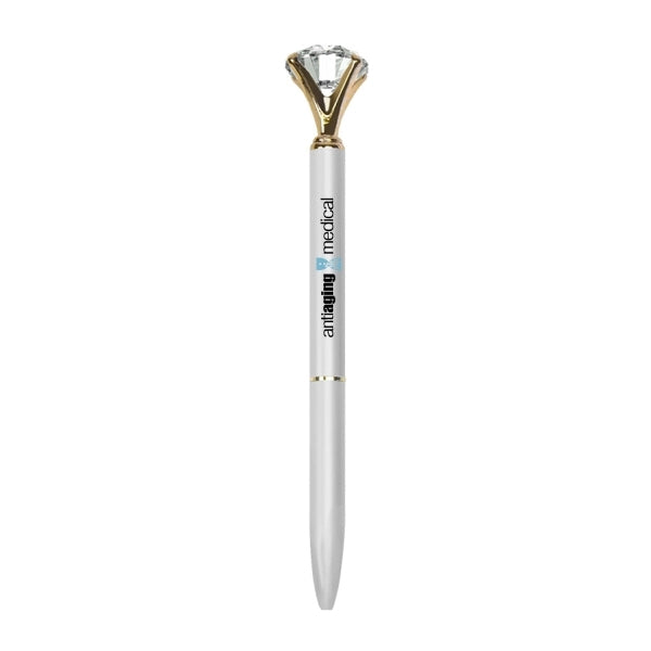 9 Carat Diamond Crystal Ballpoint Pen