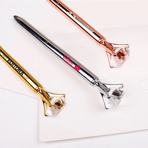 9 Carat Diamond Crystal Ballpoint Pen