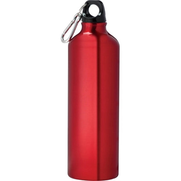 Pacific Aluminum Sports Water Bottle 26Oz with Carabiner