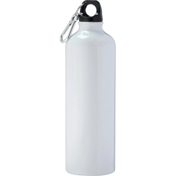Pacific Aluminum Sports Water Bottle 26Oz with Carabiner