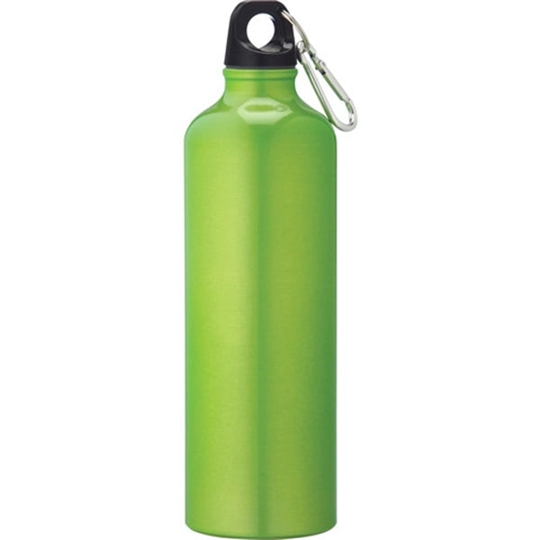 Pacific Aluminum Sports Water Bottle 26Oz with Carabiner