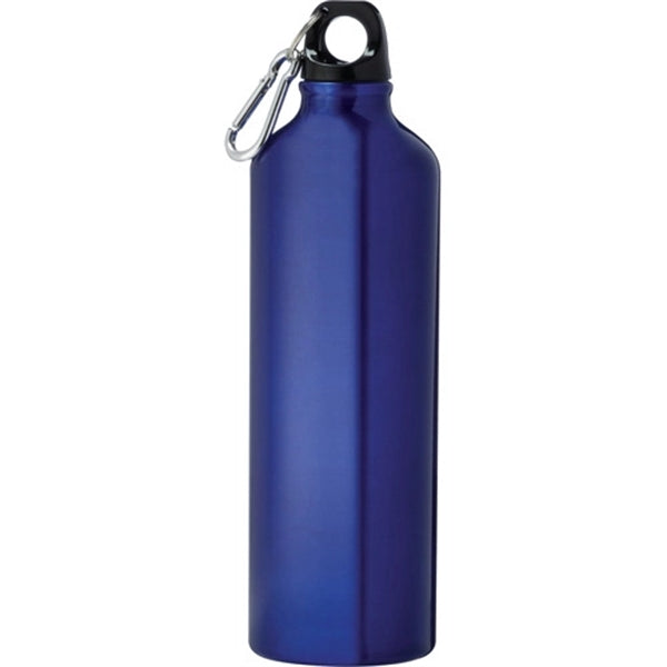 Pacific Aluminum Sports Water Bottle 26Oz with Carabiner