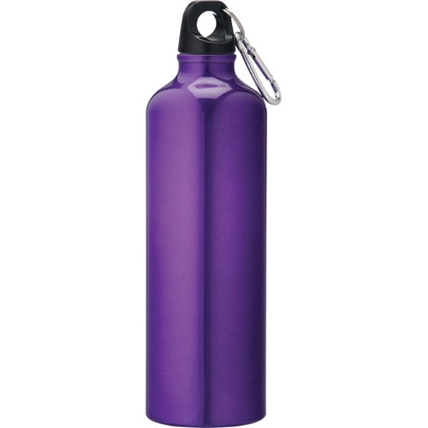 Pacific Aluminum Sports Water Bottle 26Oz with Carabiner