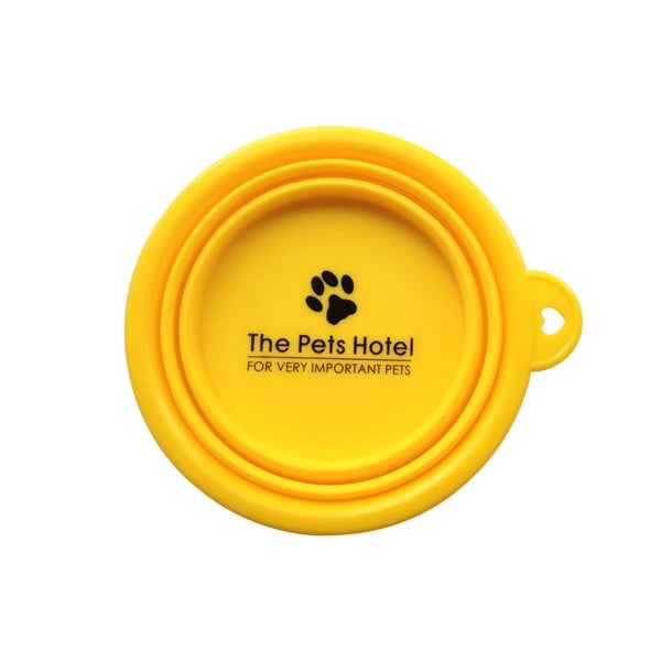 Imprinted Collapsible Silicone Pet Bowls
