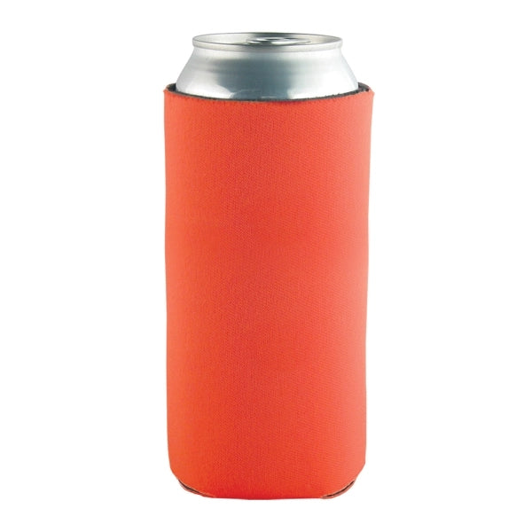 16 oz Tall Pocket Can Coolie with 3 sided Imprint