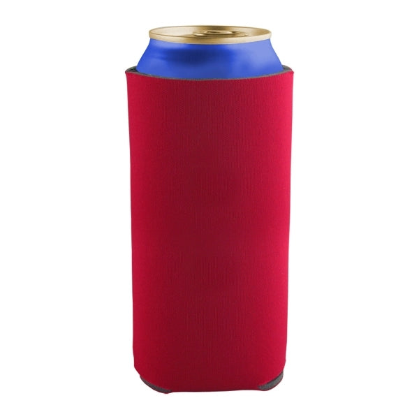 16 oz Tall Pocket Can Coolie with 3 sided Imprint