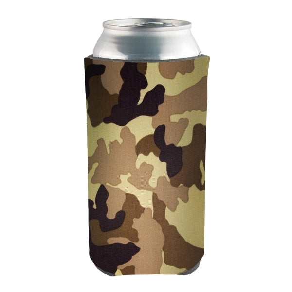 16 oz Tall Pocket Can Coolie with 3 sided Imprint