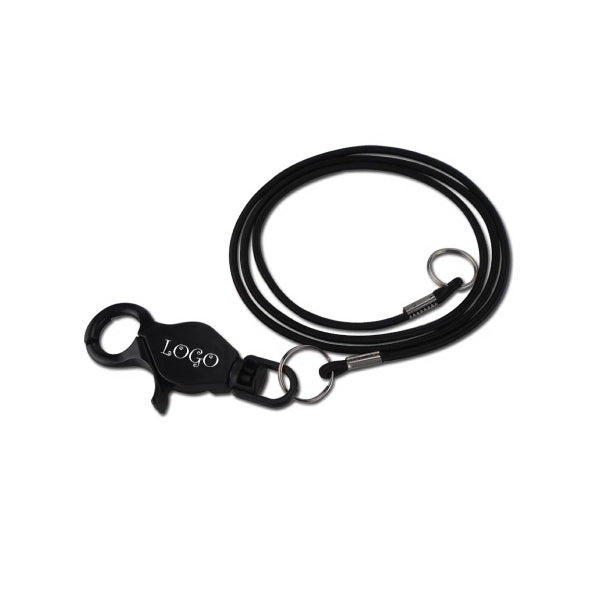 31" Elastic Bungee Coil Cord With Lobster Claw