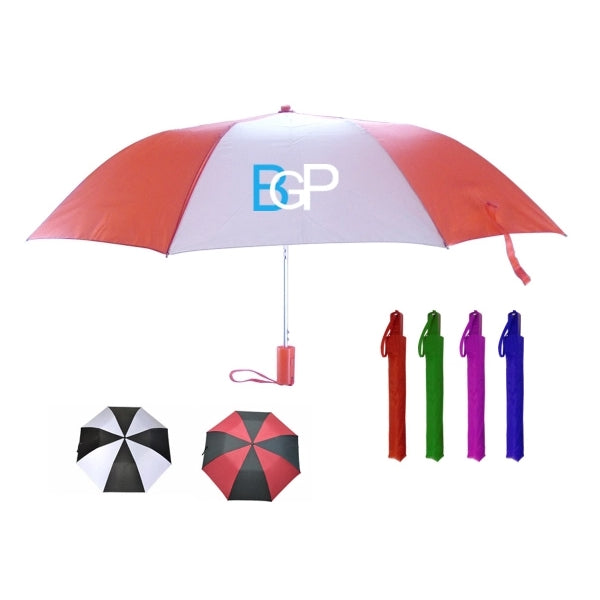 Customize Logo Printed Auto Folding Umbrella