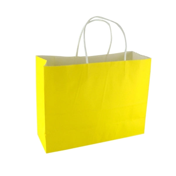 Recycled Colorful Kraft Paper Gift Shopping Bag