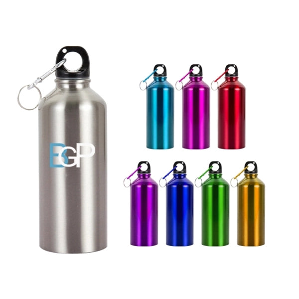 20oz Stainless Steel Sports Water Bottle With Carabiner