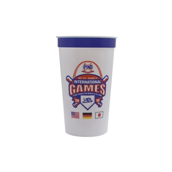 22 oz. Smooth Walled Stadium Cup with RealColor360 Imprint