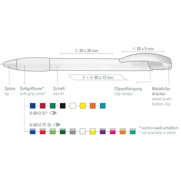 ENERGY Frozen SI Plunger-Action Pen