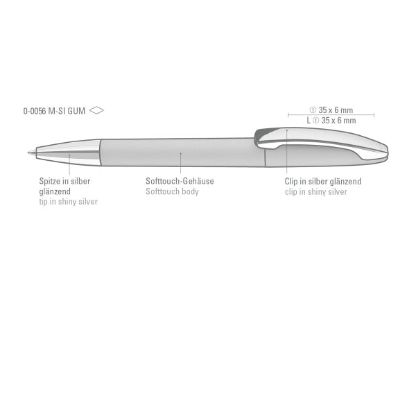 ICON M SI GUM Twist-Action Pen
