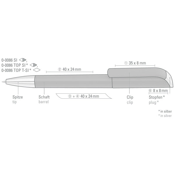 EFFECT TOP SI Twist-Action Pen