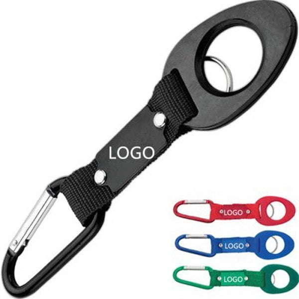 Camouflage Carabiner with Water Bottle Holder