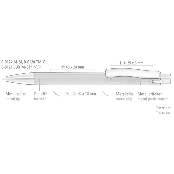 CANDY LUX M SI Plunger-Action Pen