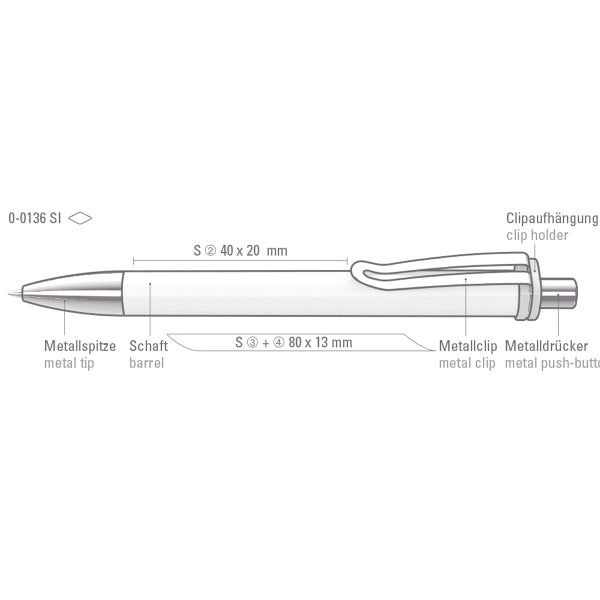 VOGUE XL SI Plunger-Action Pen