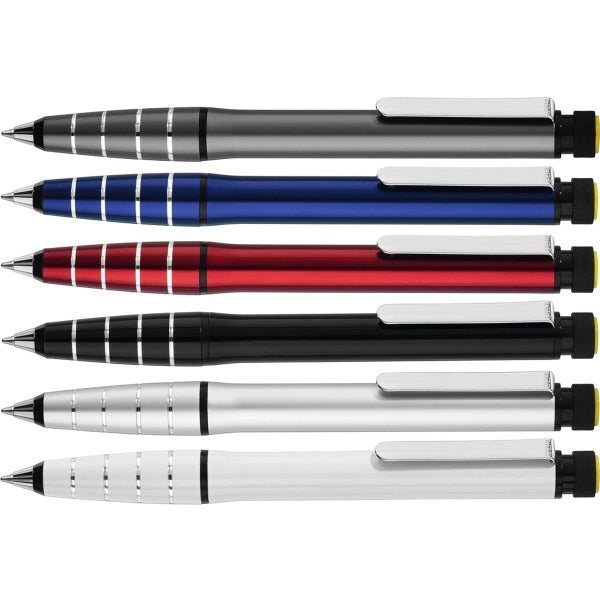 2in1 Plunger-Action Pen