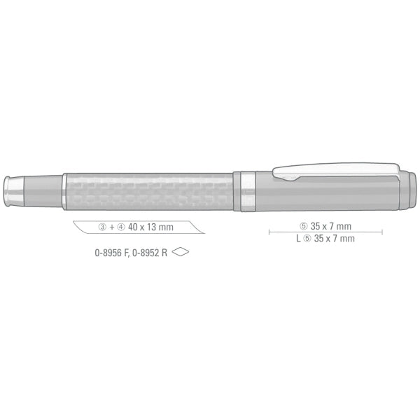 CARBON R Rollerball