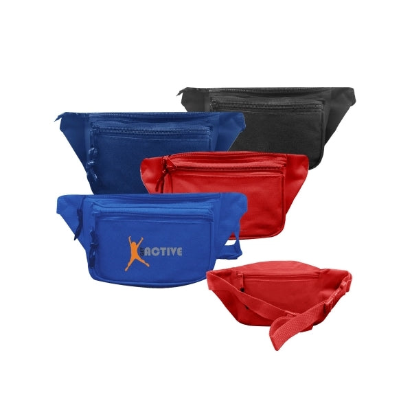 Deluxe 3 Pockets Fanny Pack