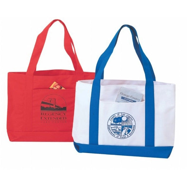Poly Tote Bag 600D w Front Pocket