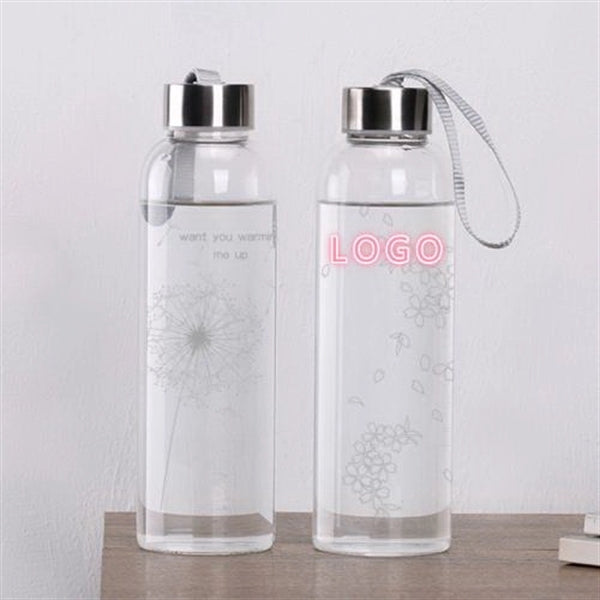 250ml Borosilicate Hyaline Sports Clear Glass Bottle
