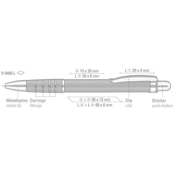ARGUS L Plunger-Action Pen