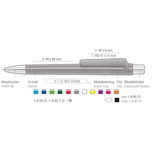 PEPP Transparent SI Plunger-Action Pen