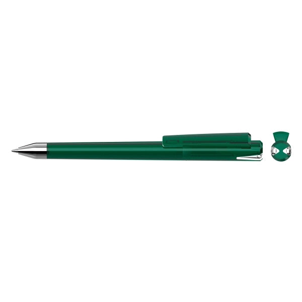 CRYSTAL Transparent SI Twist-Action Pen